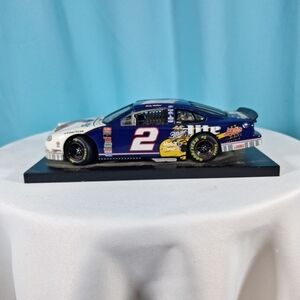 Nascar Blue and White Diecast Car Model